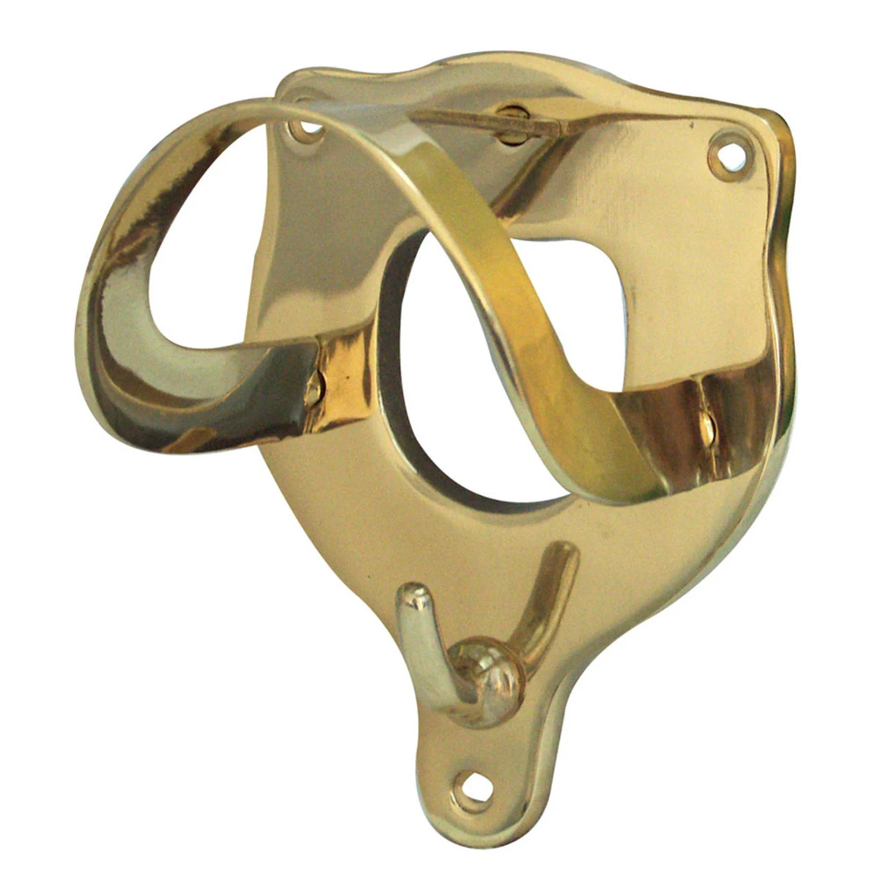 INTREPID INTERNATIONAL Solid Brass Bridle Hook (110810)