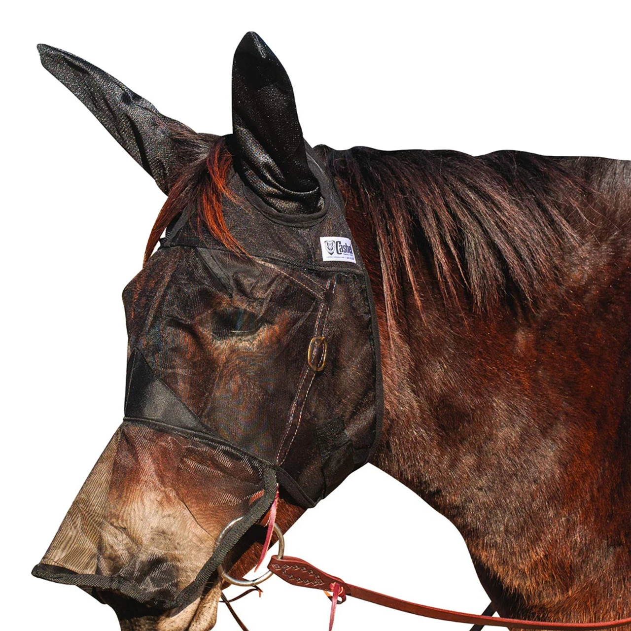Cashel Company CASHEL Quiet Ride Mule Long Nose Fly Mask Ears