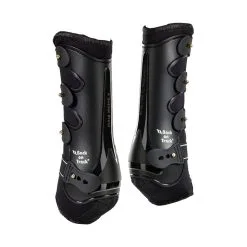 BACK ON TRACK Royal Work Front Black Boot