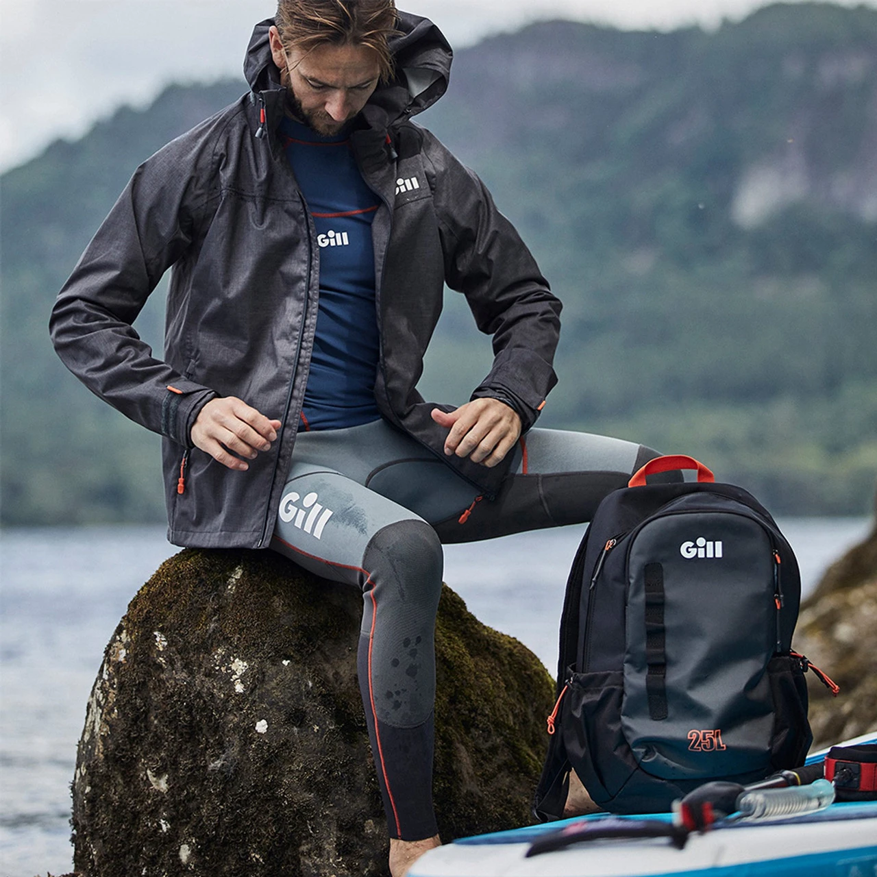 GILL Men's Zenlite Gray Trousers (5005SG) - Image 4