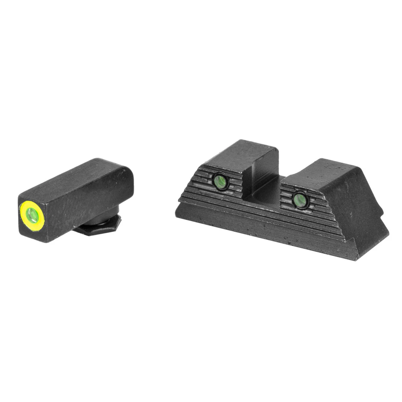 AMERIGLO For Glock Protector Green Tritium LumiGreen Outline Front And Black Rear Sights (GL-701) - Image 2