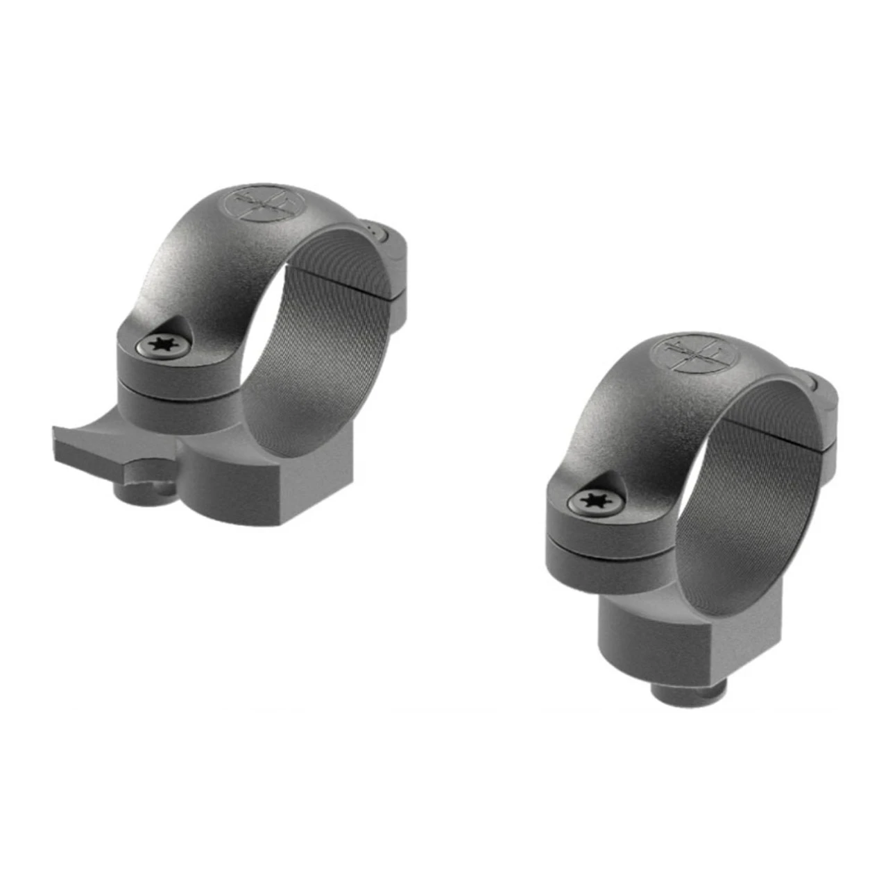 LEUPOLD Quick Release 1in Medium Ext Matte Black Scope Rings (49976) - Image 2