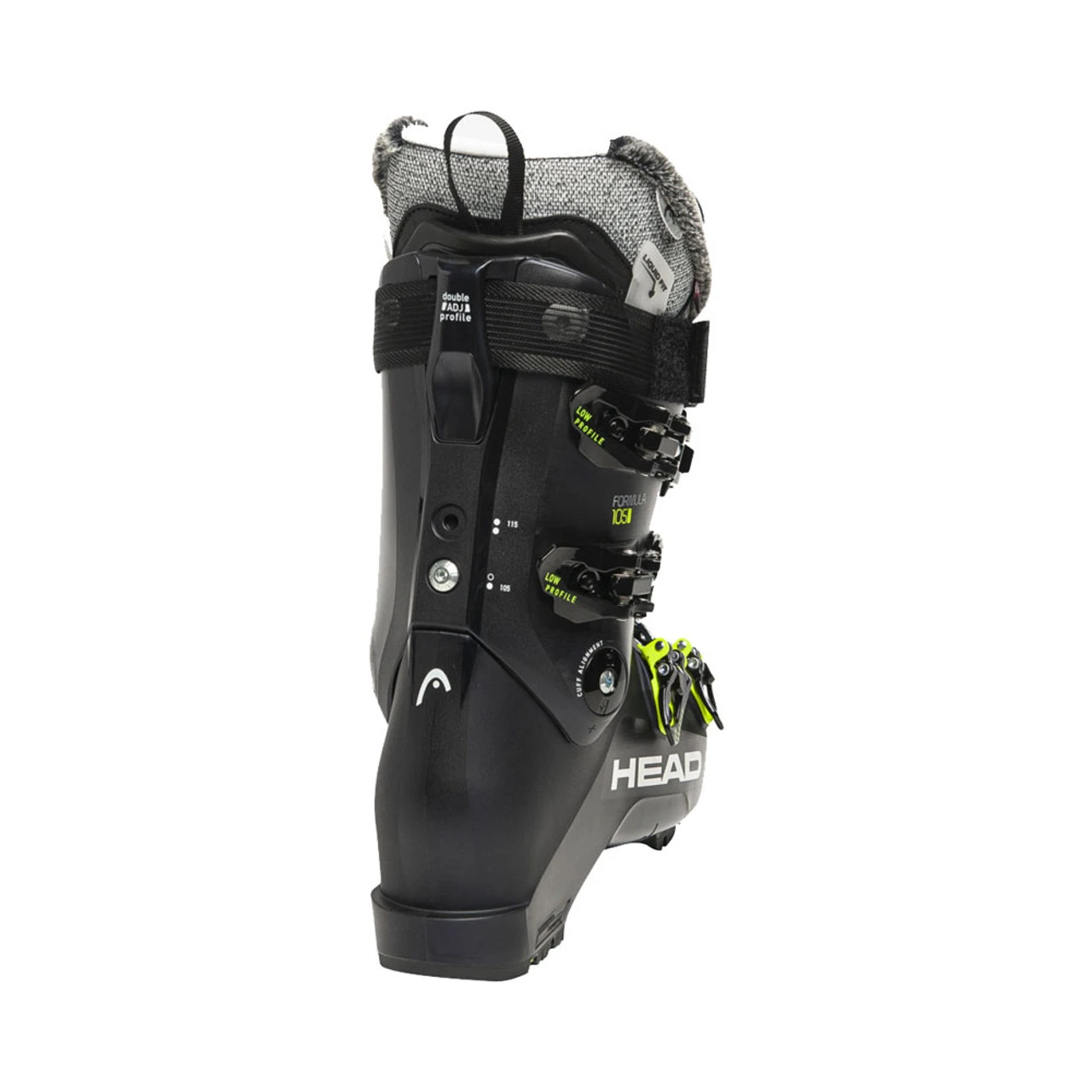 HEAD Women's Formula 105 W GW Dark Blue/Yellow Ski Boots (602136) - Image 3