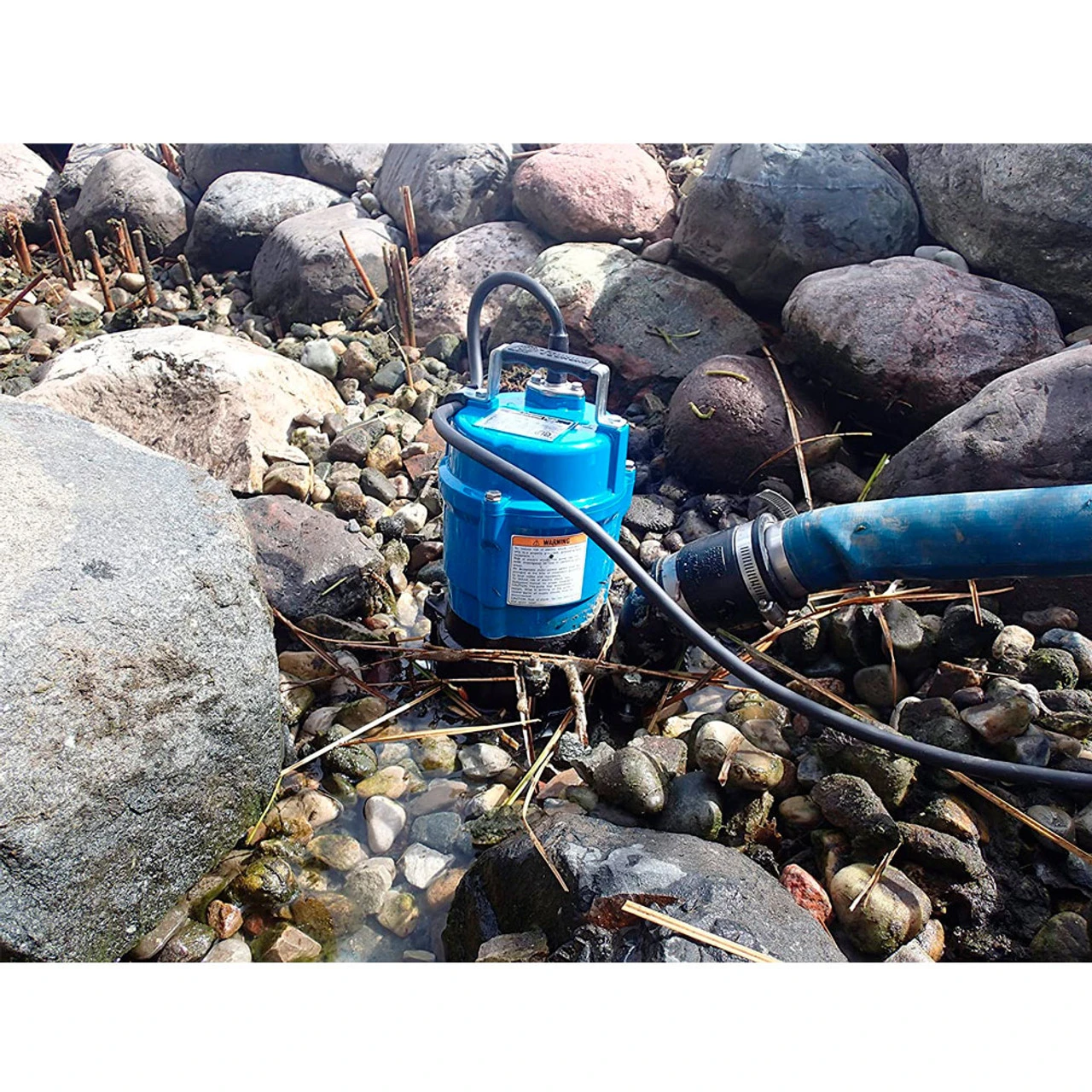 TSURUMI PUMP Manual Electric 2in 1/2HP Submersible Trash Pump (HS2.4S) - Image 2