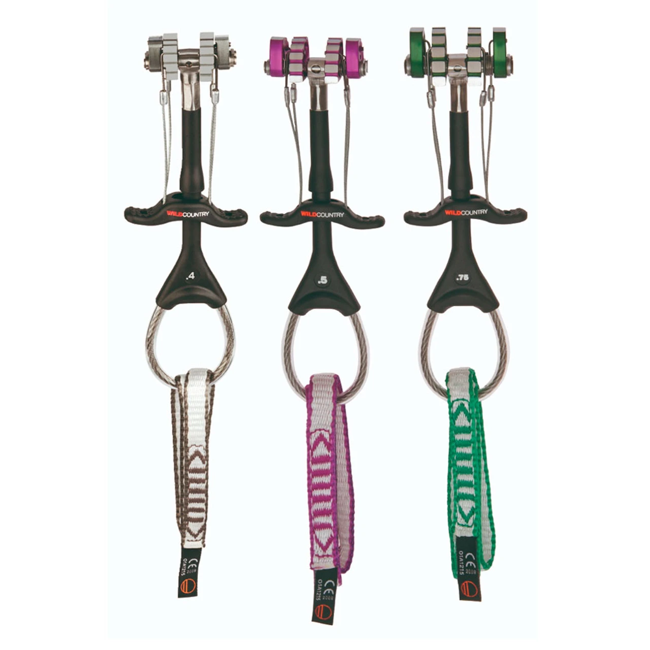 WILD COUNTRY Friend 0.4/0.5/0.75 Climbing Cam Set (40-FRIENDSET4-SET)