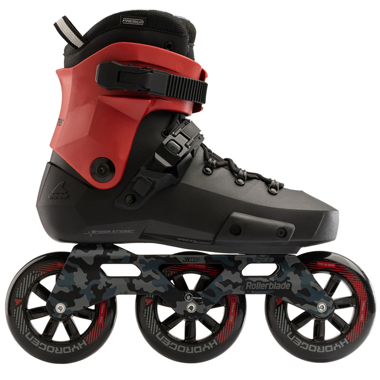 ROLLERBLADE Twister 110 Black/Red Skates (07220900741) - Image 3