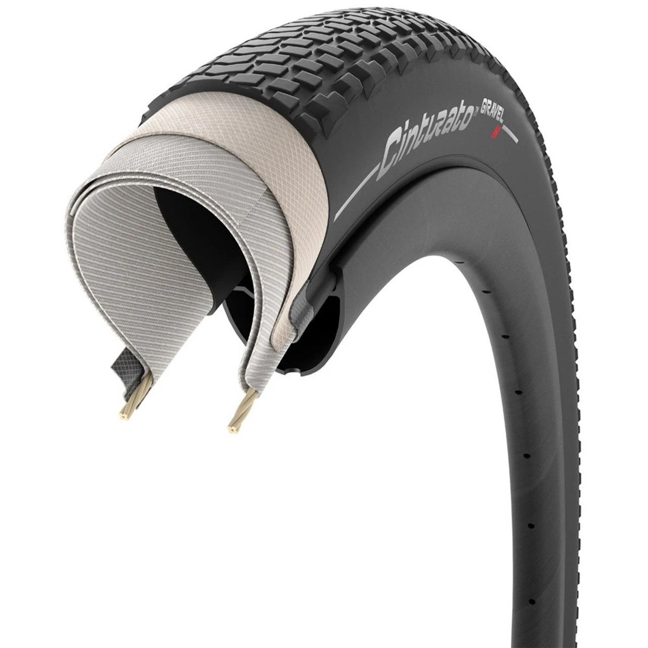 PIRELLI Cinturato Gravel H Black 45-622 Tire (3833900) - Image 2